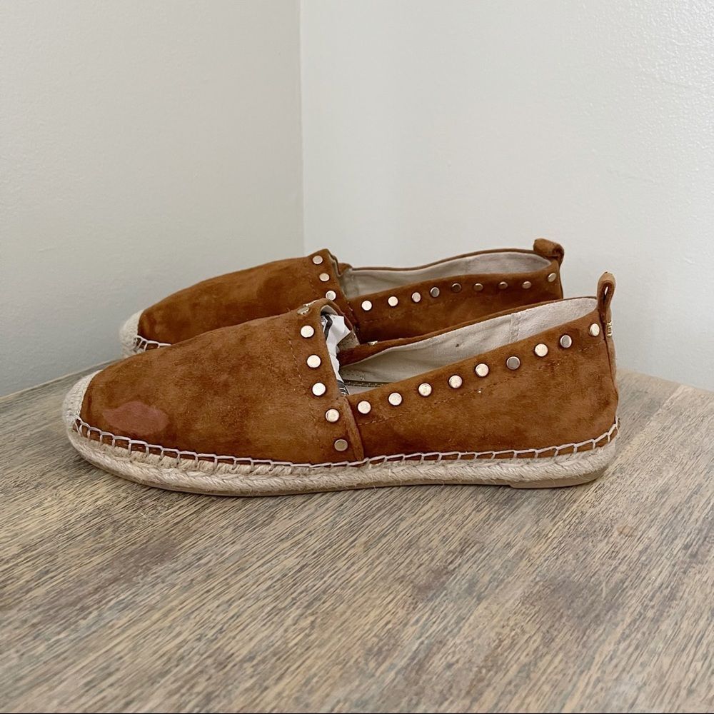 Sam Edelman Koda Brown Suede Slip On Espradilles size 9 preowned - Picture 4 of 8